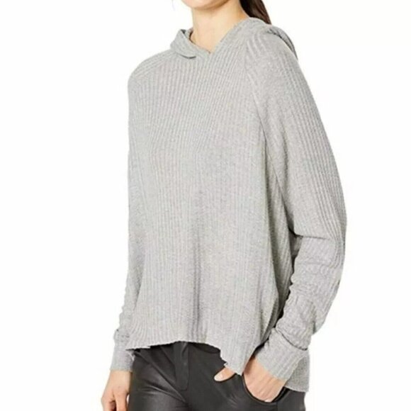Chaser Sweaters - Chaser Waffle Knit Pullover Thermal Hoodie Oversize Outdoor Minimalist Comfy L